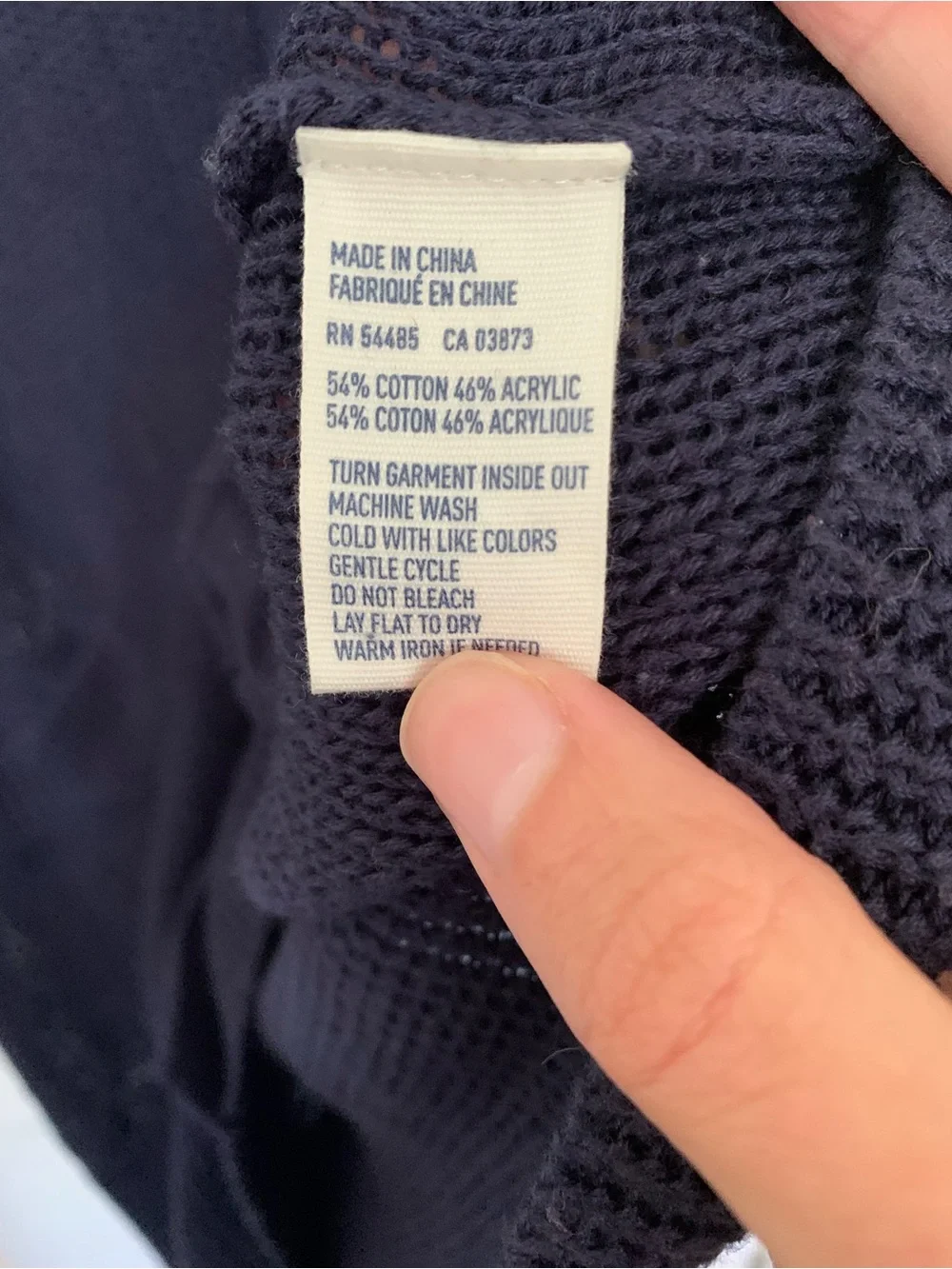 Retro AEO Navy Ribbed Girlfriend Cardigan